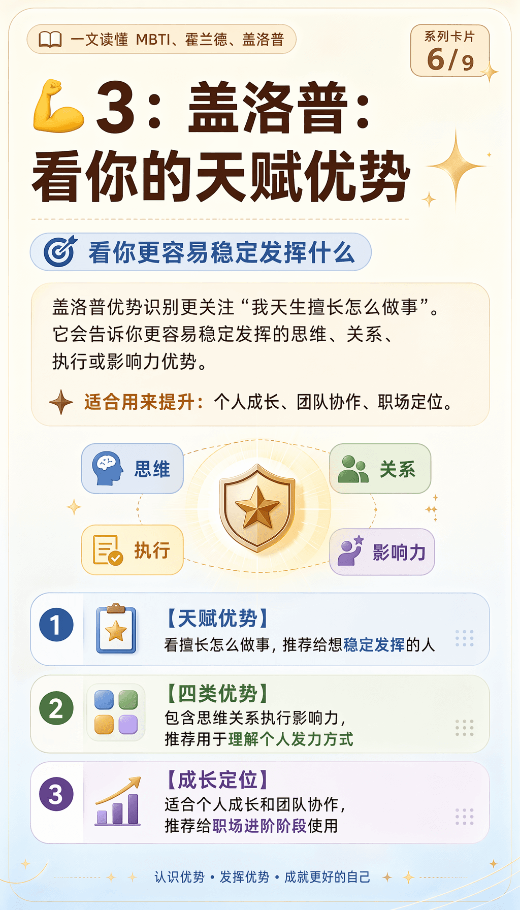 手写风金句卡片